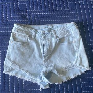 Light Wash Hi-Rise American Eagle Shorts